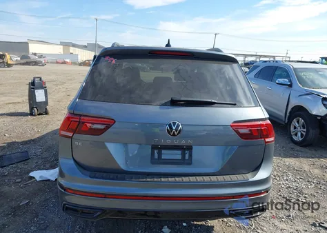 2024 Volkswagen Tiguan 2.0T Se R-Line Black из США, поврежденный, VIN 3VVCB7AX5RM210391